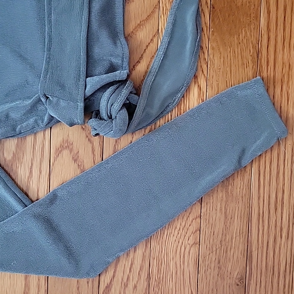 NWT PacSun Teal Wrap Top - Picture 5 of 6
